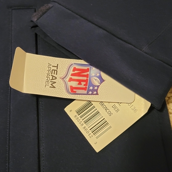 NWT NFL Broncos Soft Shell Winter Coat Men's Size XXL Team Apparel - Picture 2 of 8